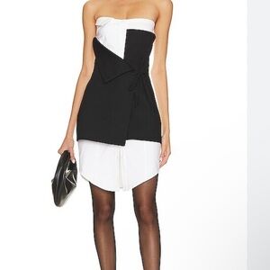 Aaizel DECONSTRUCTED WRAP SHIRT MINI size aus8/us Small NWT